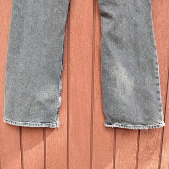 BDG | Urban Outfitters Faded Black Grey 32" Long Inseam 90s Bootcut Jeans 27 - Picture 6 of 11